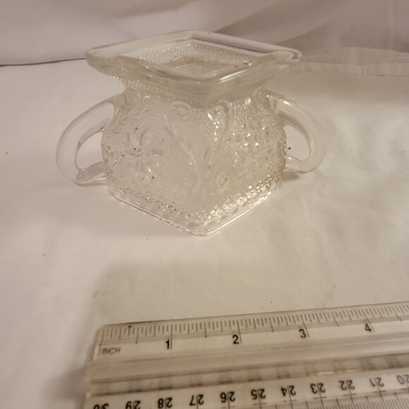 Depression Sandwich Glass Sugar Bowl - Picture 5 of 6
